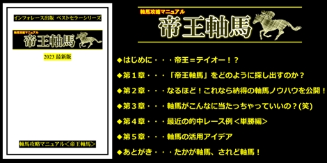 軸馬攻略マニュアル<帝王軸馬>2023最新版