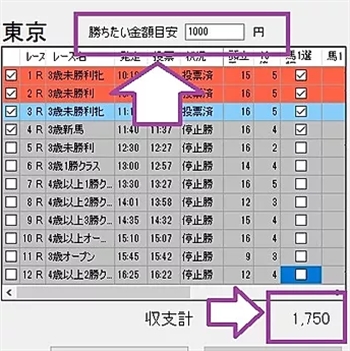 馬郡探キチ 投資系競馬自動投票ソフト